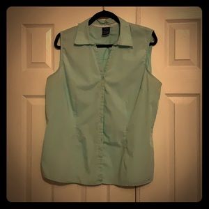 Teal Blue Button Up Shirt